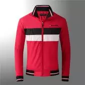 chaqueta tommy nouvelle collection zip 1675 rouge